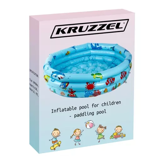 Inflatable Children's Pool with Soft Bottom