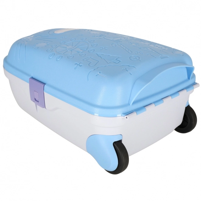 Kids LED Wheeled Carry-On Suitcase - Blue