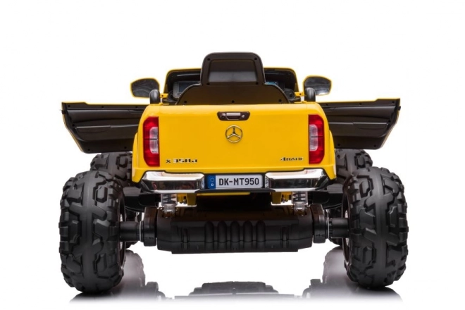 Battery-Powered Mercedes DK-MT950 4x4 Gold-Yellow Lacquer