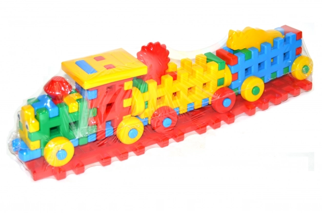 Plastic Building Set Train