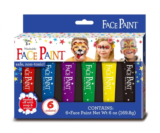 Face Painting Set with 6 Colors