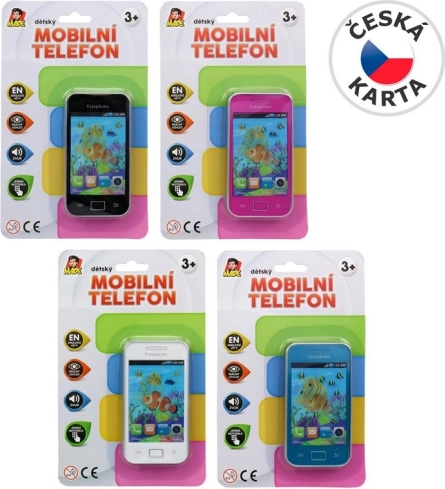 Kids’ battery-powered mobile phone, 11 cm
