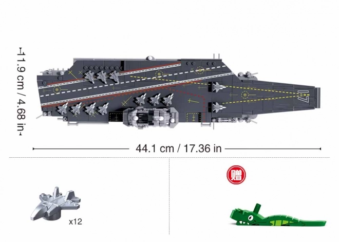 Sluban Aircraft Carrier Building Set