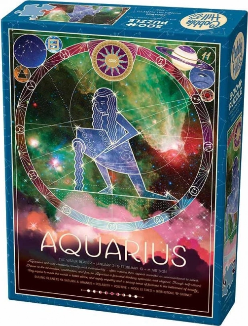 Zodiac Sign Aquarius Puzzle – 500 Pieces