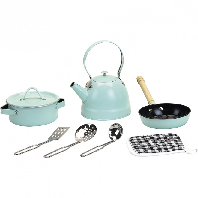 Vintage Metal Kitchen Play Set