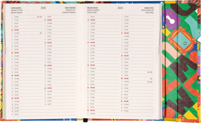 Friends 2025 Weekly Magnetic Planner