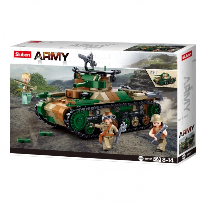 Sluban WWII Japanese Medium Tank Type 97 Building Set