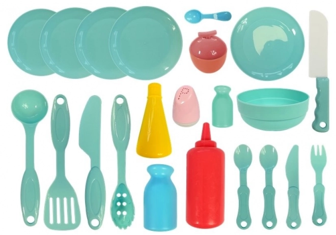 Orange Children's Kitchen Set