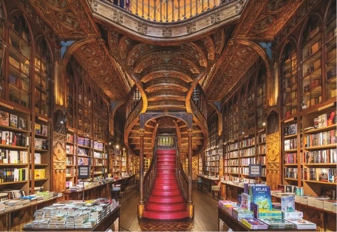 Puzzle Bookstore Lello, Porto 2000 Pieces