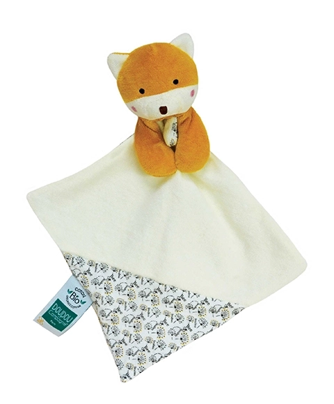 Gift Set - Plush Fox with Organic Cotton Blanket