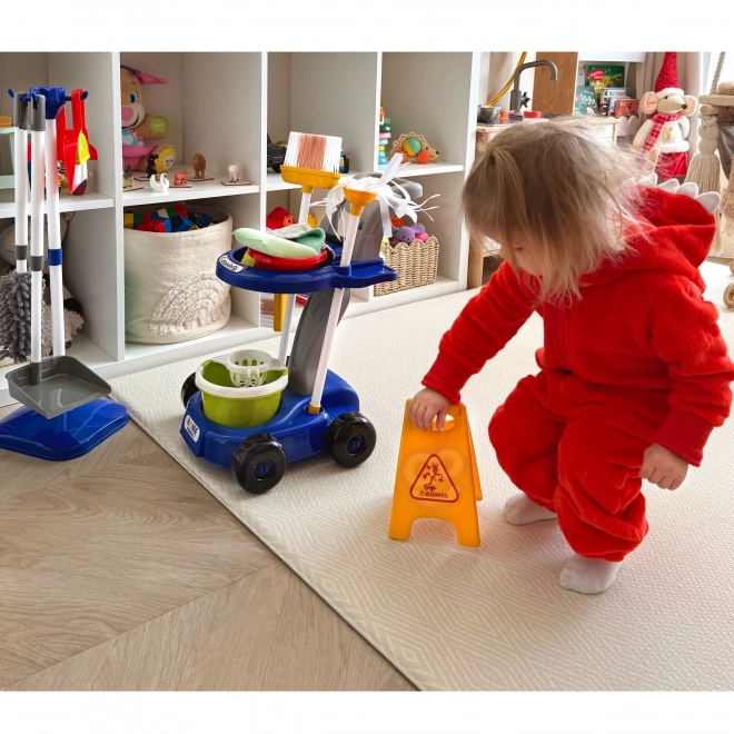 Woopie set pulizia carrello XXL 3 in 1 29 pezzi blu
