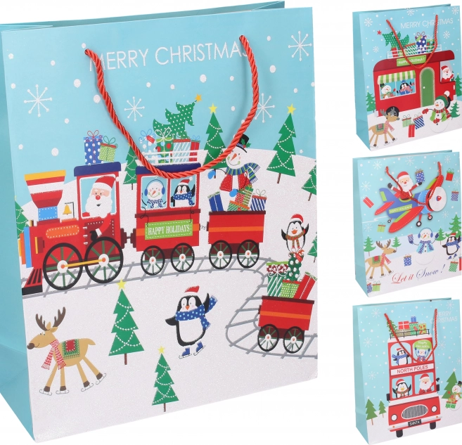 Gift Bag M Christmas 26 × 32 × 10 cm