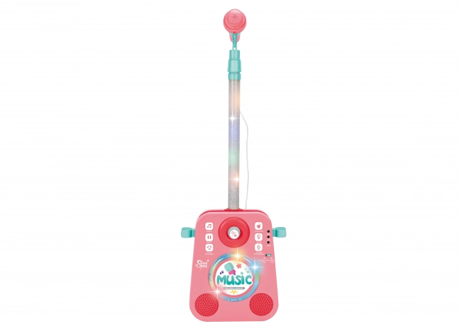 Music Box with Microphone Pink