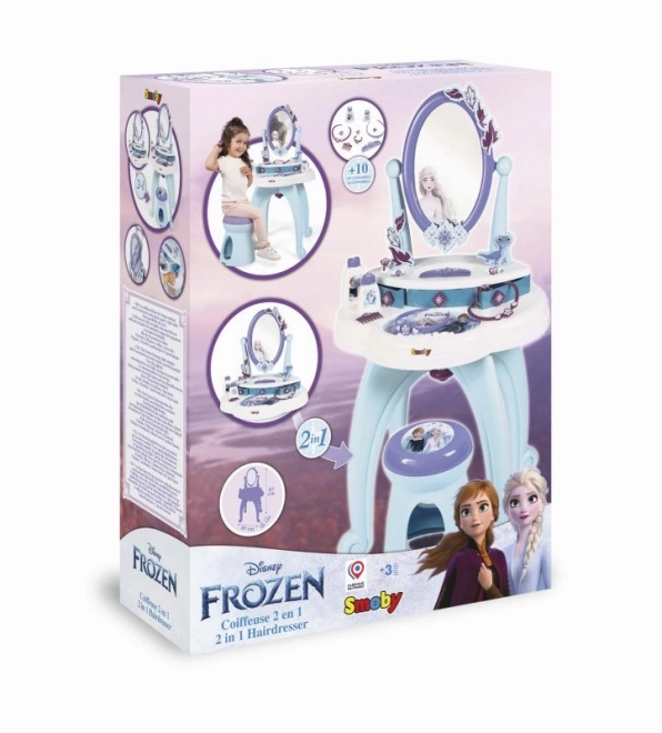 Frozen Vanity Table 2-in-1 with Stool