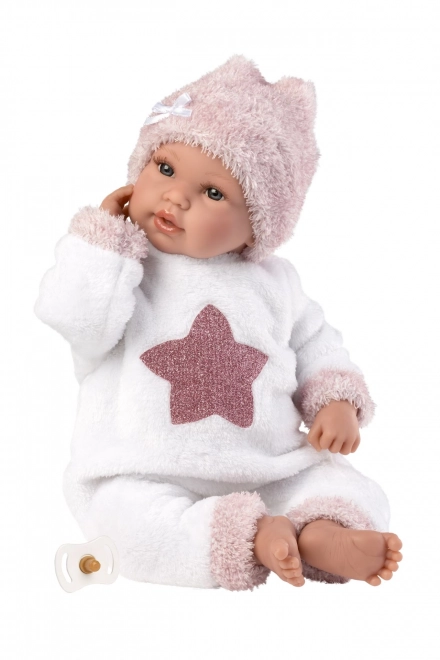 Realistic Baby Doll With Sounds And Soft Body - 36 cm