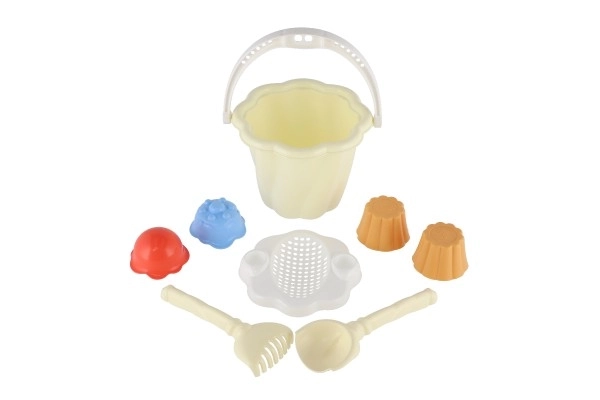 Sand Play Set with Bucket and Accessories for Kids