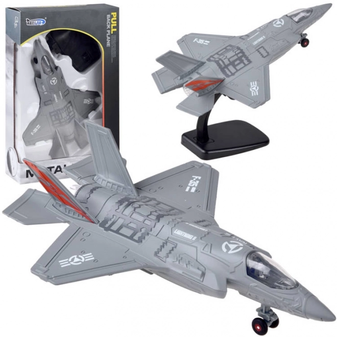 Metal Fighter Jet F-25 – gray