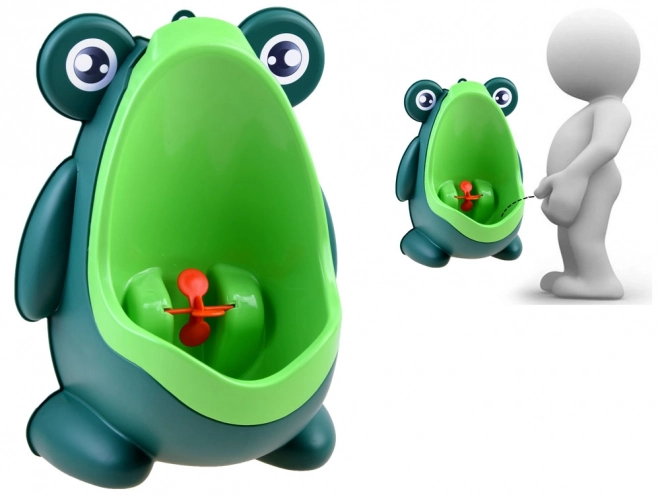 Potty Training Frog Urinal for Boys – Green