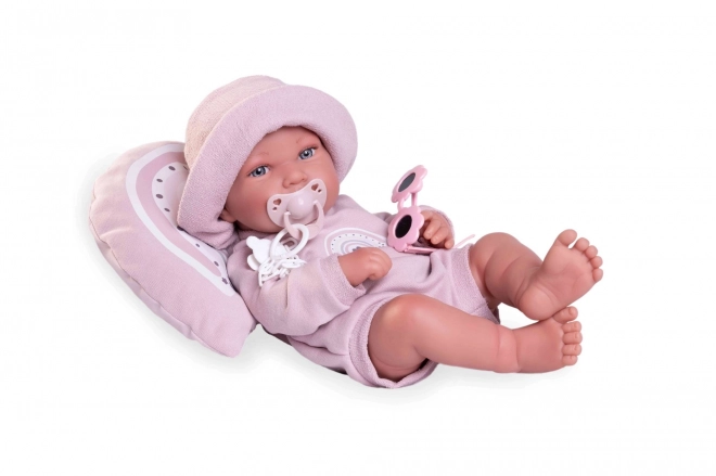 Realistic Newborn Baby Doll with Full Vinyl Body - 42 cm