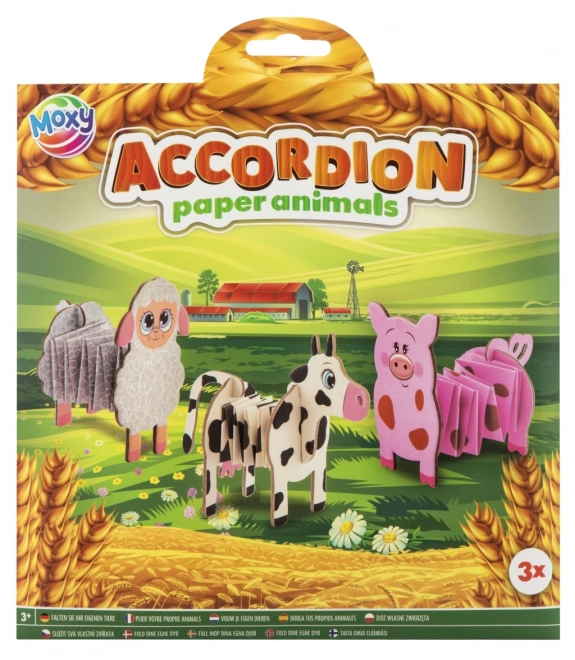 Folding Accordion Paper Animals Home/Jungle