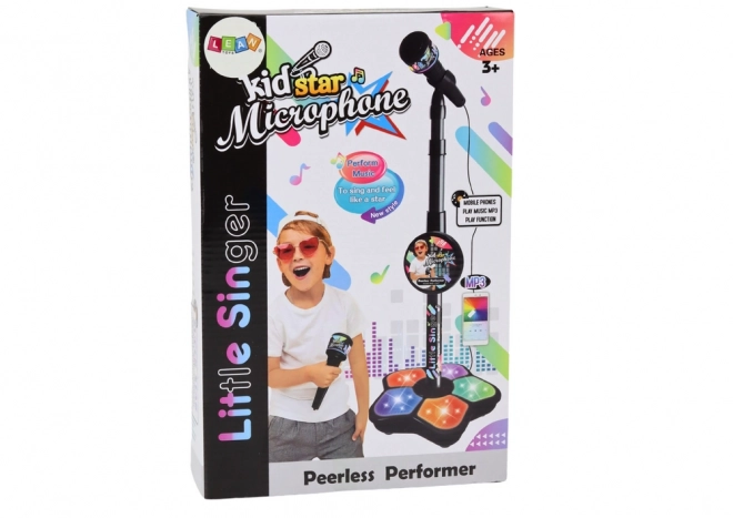 Adjustable Children's Microphone with Stand