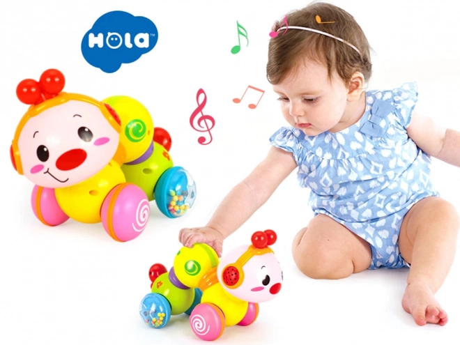 Interactive Colorful Crawling Caterpillar Toy