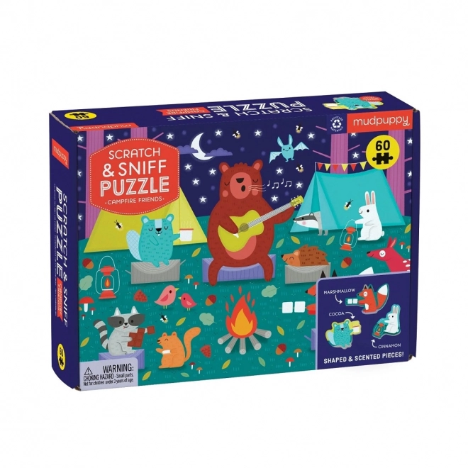 Animal Friends Around the Campfire Fragrant Puzzle