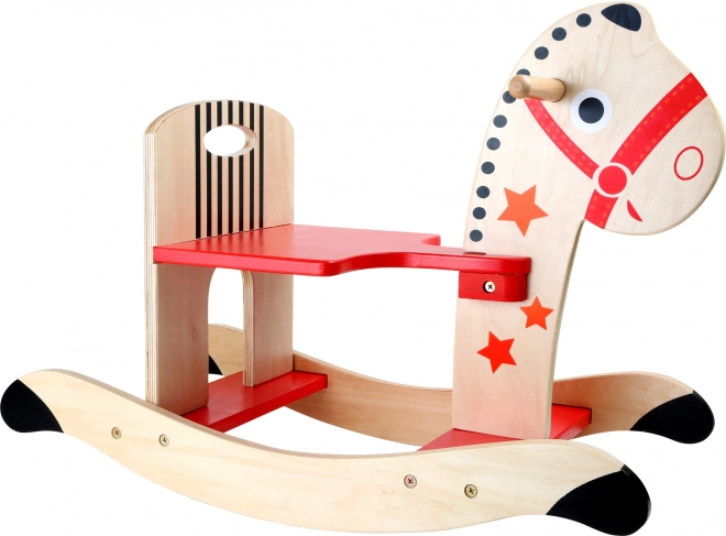 Wooden Rocking Horse Star