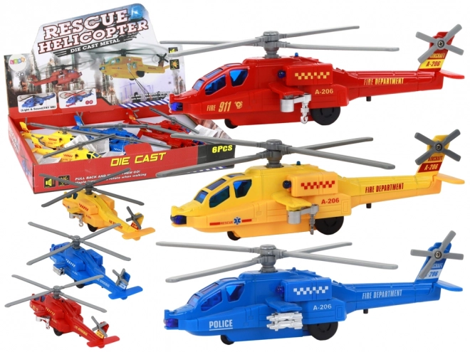 Rescue Helicopter with Sound and Light