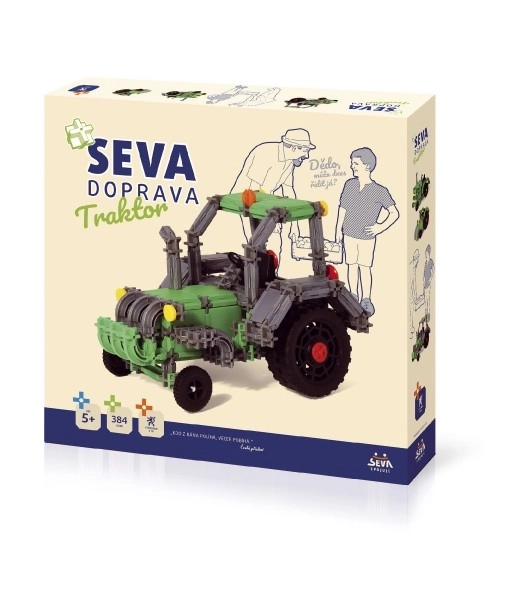 Tractor Building Set by SEVA