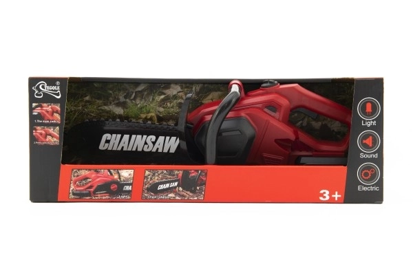 Battery Operated Chainsaw Toy with Sound and Light