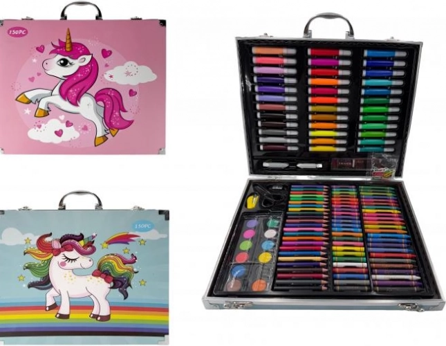Art Suitcase Unicorn