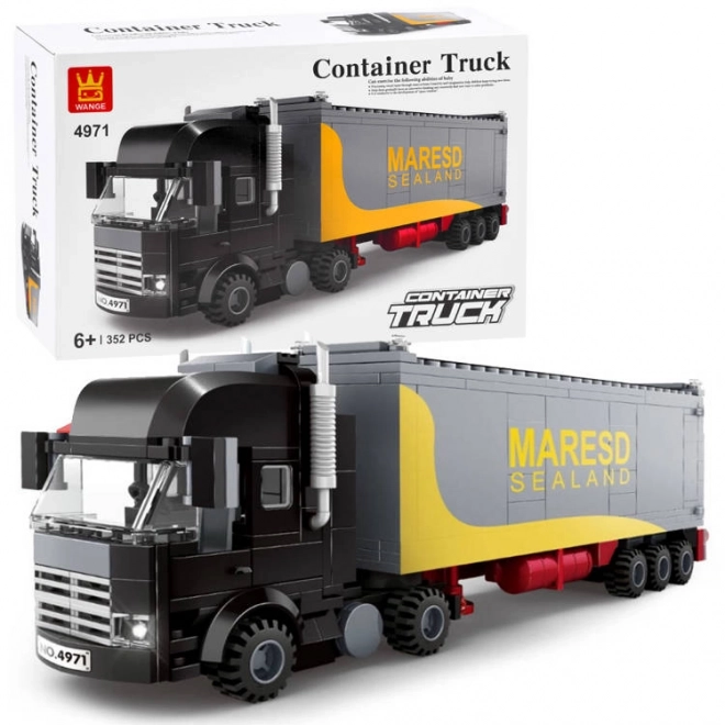 Building Blocks Delivery Truck with Trailer