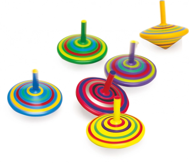 Small Foot Wooden Spinning Tops Set