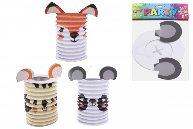 Animal Themed Cylinder Lantern 15 cm