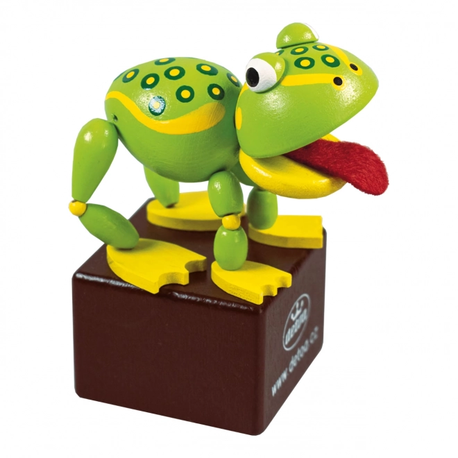 Detoa Press-and-Move Frog Figure