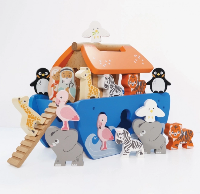 Wooden Noah's Ark Shape Sorter