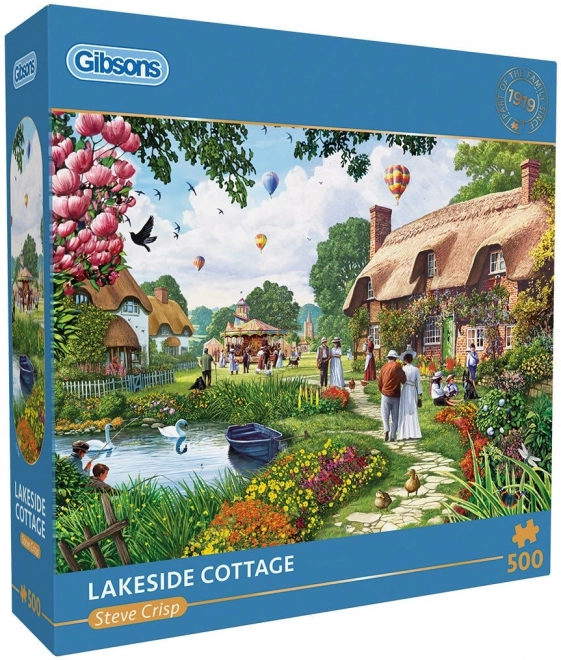 Gibsons Lake Cottage Puzzle 500 Pieces