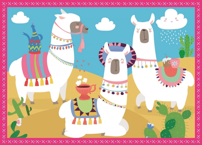 Trefl Happy Llamas Children's Puzzle Set