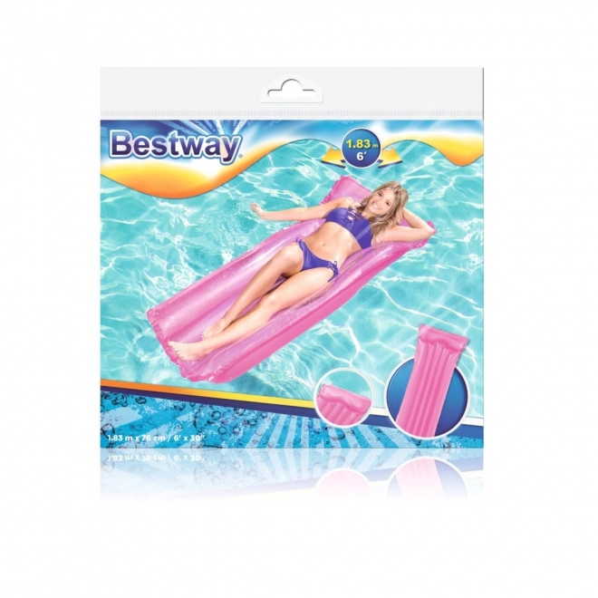 Colorful Transparent Inflatable Beach Mattress