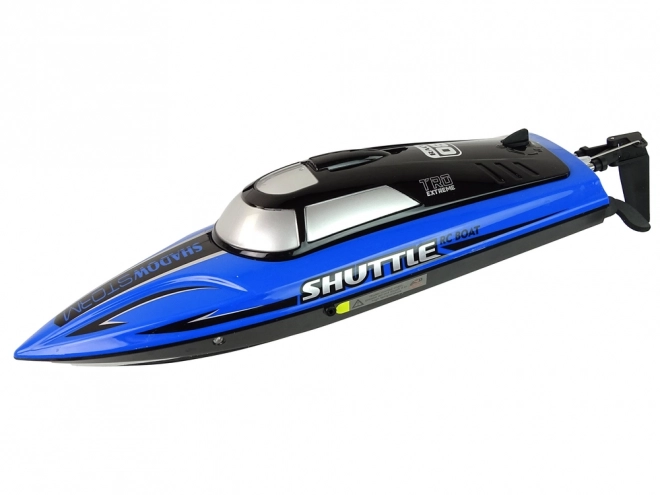 Blue RC Speedboat