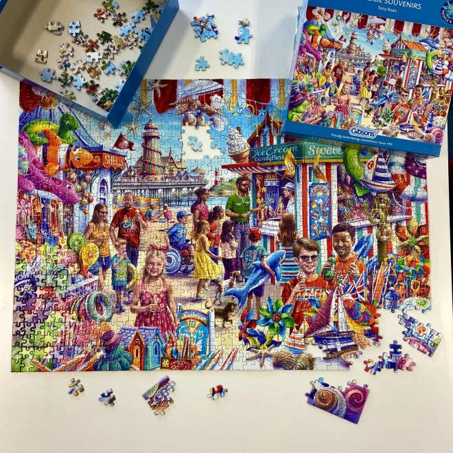 Gibsons Beach Souvenirs 1000 Piece Puzzle