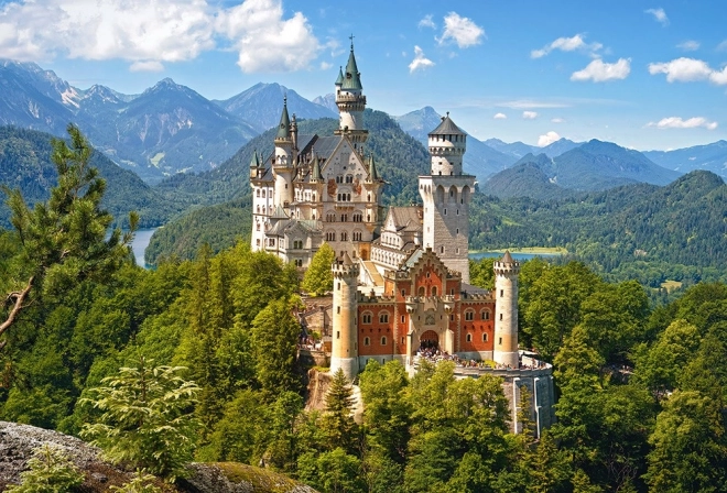 500 Piece Puzzle Neuschwanstein Castle View