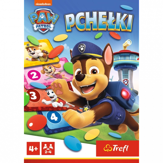 Pestrobarevná hra s blechami Tlapková patrola od Trefl