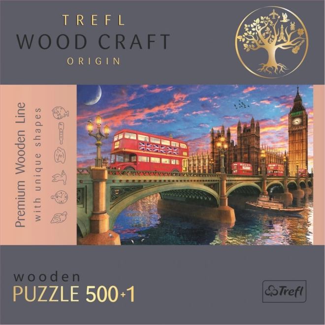 Trefl Wooden Double-Sided Puzzle Big Ben 501 Pieces