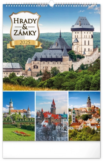 Wall Calendar Castles and Chateaux 2025