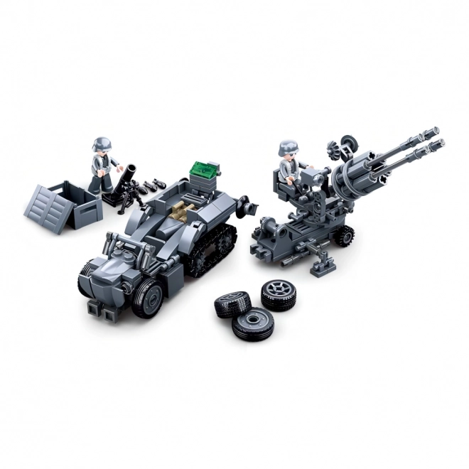 Sluban Army WW2 German Anti-Aircraft Set