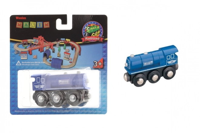 Blue Steam Locomotive Toy