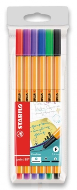 Stabilo Fine Liners 6-Pack