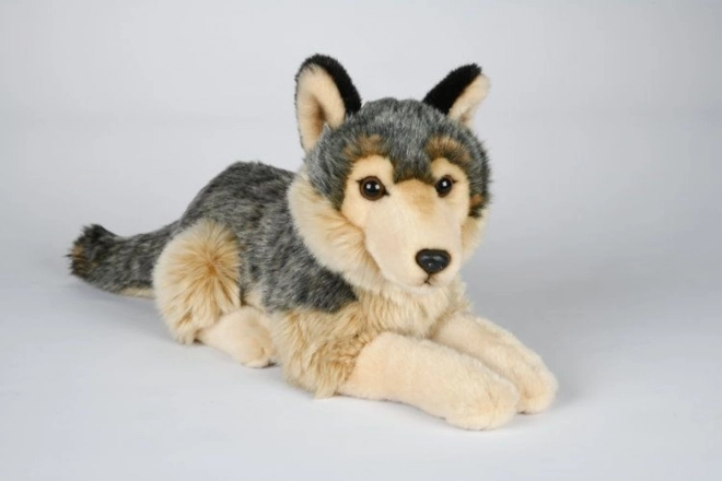 Plush Lying Wolf